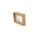 DS Customized Modern Glass Natural Oak Wooden Picture Frame